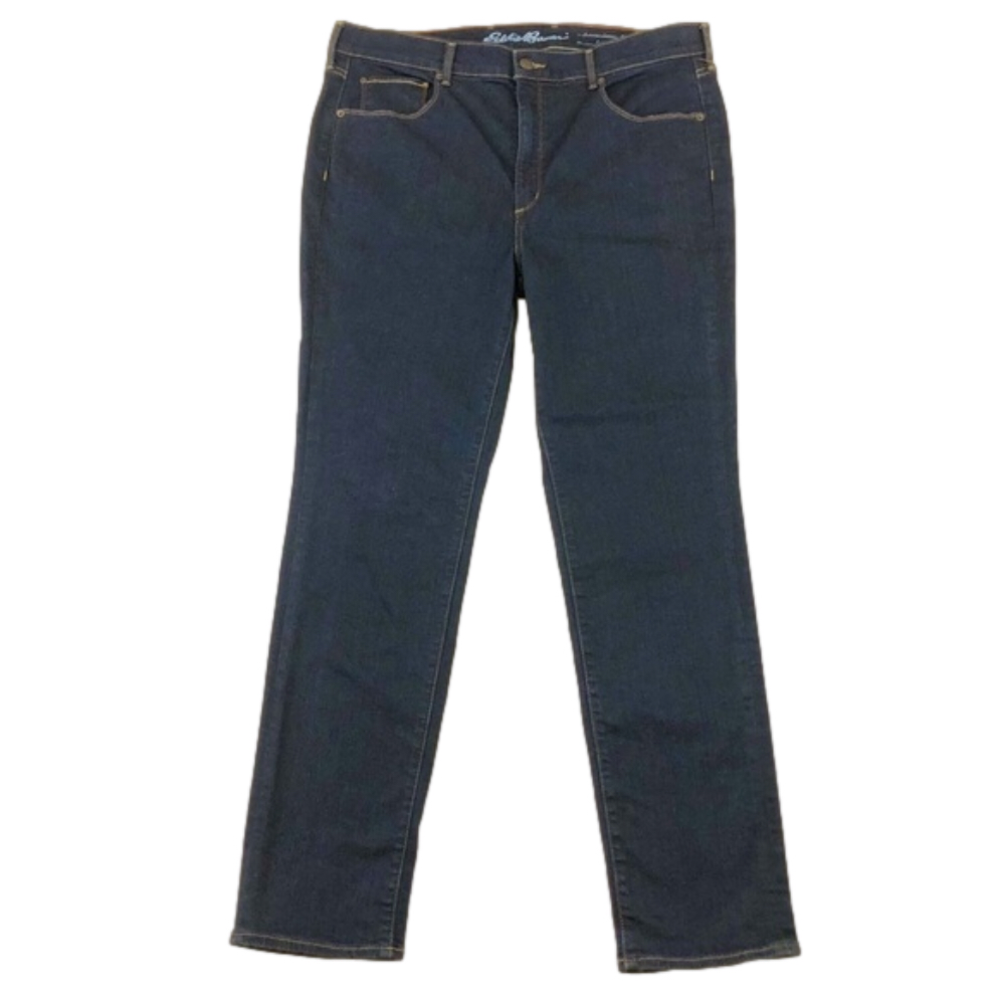𝅺EDDIE Bauer dark blue denim hi-rise jeans